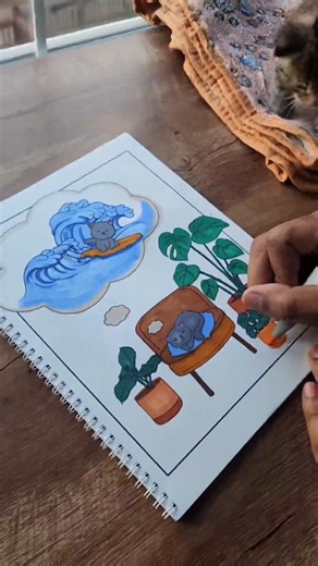 3.5K views · 208 reactions | Our coloring book is finally here 癩 coloring with Moose has been the perfect reset this past week when I've gotten too stressed or overwhelmed | Fostering kittens | Facebook