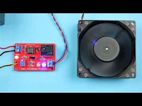 How to Make Temperature Controlled DC Fan