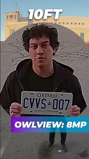 4MP vs 8MP Comparing Image Quality on the UNV Owlview Security cameras #shorts #imagequality