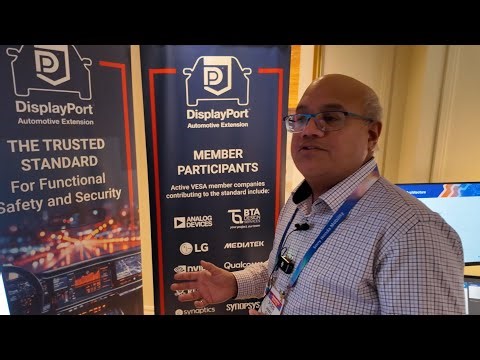 VESA DisplayPort Automotive Extensions at CES 2026: CRC ROI metadata, OpenGMSL, quantumdata M42de