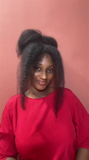 Afro Puff Hairstyles Ideas from Bamako