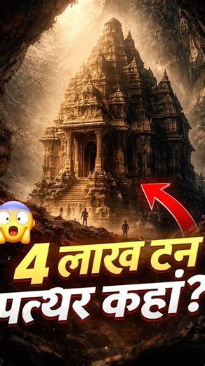 Kailasa Temple Mystery 😱 4 Lakh Ton Pathar Gaya Kahan? #shorts #ytshorts #indiantemplestories