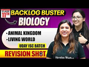 Class 11 Biology in One Shot | Uday ISC 2026 | Backlog Buster 🔥
