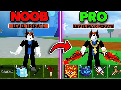 Noob To Max With NO ROBUX In Blox Fruits
