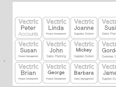 Vectric V10 Tutorials | General Topics | Nested Cabinet Files