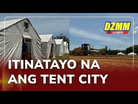Bogo, Cebu builds Tent City for quake victims | DZMM Teleradyo (04 October 2025)
