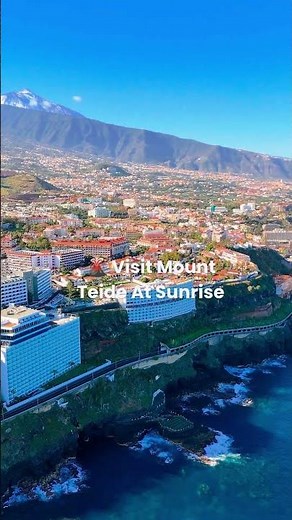 Tenerife Teide & Ocean Cliffs 🇪🇸 | Insane Aerial View