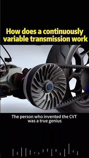How does a continuously variable transmission work #knowledge #science