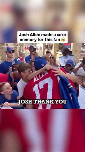 This brother deserves an award 👏 #nfl #joshallen #wholesome #bills