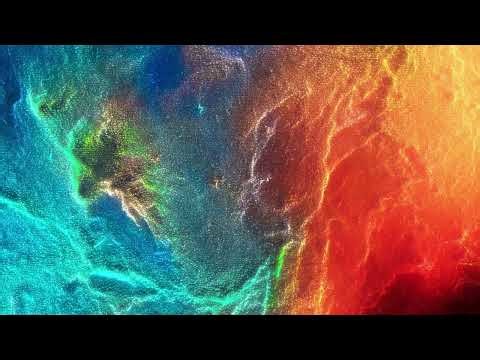 1 Hour of Colorful Shaky Abstract Motion | Moving Particles & Spheres Background Animation