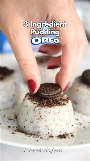 3 Ingredient OREO Pudding! 💙 #microwavemagic #easyrecipe #oreo #recipe