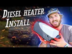 Astro Van Build - Diesel Heater, wrap, electrical, & bed frame - Day 3 & 4