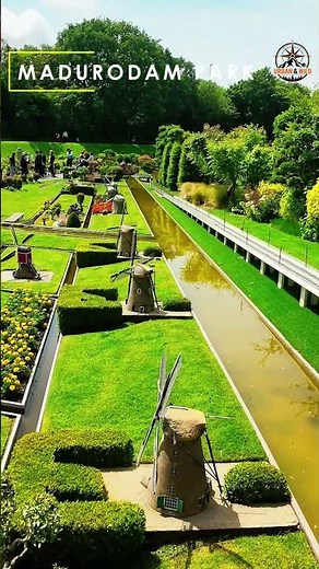 Madurodam Miniature World Walk (100% Real Sounds) 🌍🔊 #themepark #travel #asmr #4k #walkingtour