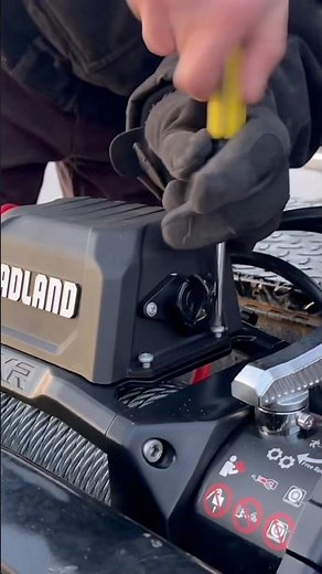 Badlands 12k winch install on trailer🔥