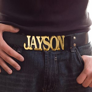 Customized Name Belt Buckle, Personalized Belt Buckle, Original Belt Buckle, Custom Accessory Brass/stainlesssteel Buckle W Optional Belt - Etsy