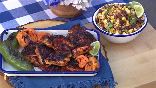 Grilled Chicken, Corn Black Bean Salad: Get Bobby Flay’s Recipes!