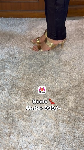 Heels under ₹999 from Myntra 😍Lavie, Bata, Mochi & more…budget but make it stylish 👠✨#fyp #shorts