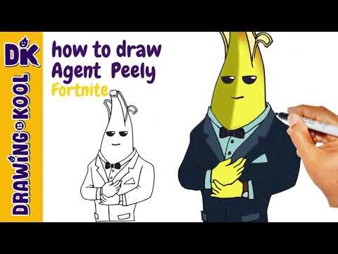 Lets Draw Agent Peely | Fortnite