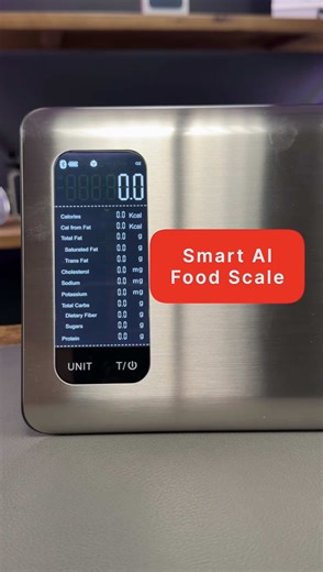 AI Smart Food Scale: Tech-Powered Weight Loss Tracking #WeightLoss #SmartScale #FoodTracking #MacroTracking #HealthTech