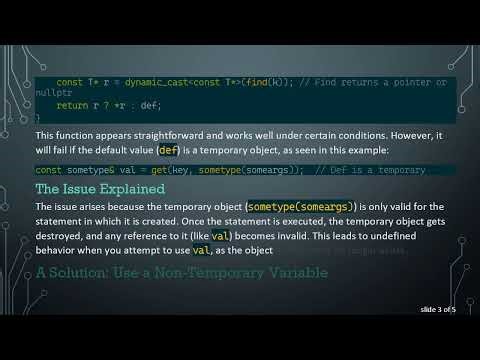 The Correct Way to Return Temporary Parameters in C+ + : A Guide to Rvalue References