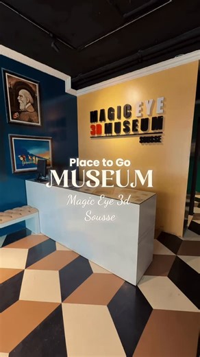 Un'italiana a Tunisi | Reels & Travel tips on Instagram: "Sapete che in Tunisia 🇹🇳 si trova l’unico Museo 3d in Africa? Si tratta del Magic Eye, dove trascorrere una piacevole ora tra squali, sirene, leoni, pericolosi cobra, ma anche fare un salto nell’antica Roma e stringere la mano al Presidente Bourguiba, il primo presidente della Tunisia! Il Museo è adatto anche ai bambini 🧒 📍Dove? Rue Habib Tameur, Soula Center 🕒 dalle 9.00 alle 17.30 📞 Info: 00216 23 635 000 #tunisia #unitalianaatuni