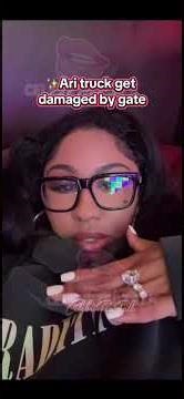 Ari fletcher gwagon damaged by gate