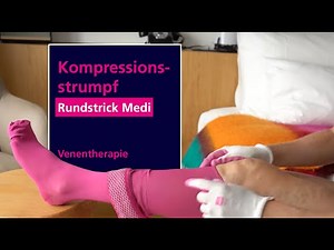 Kompressionsstrumpf Rundstrick von medi | Venentherapie