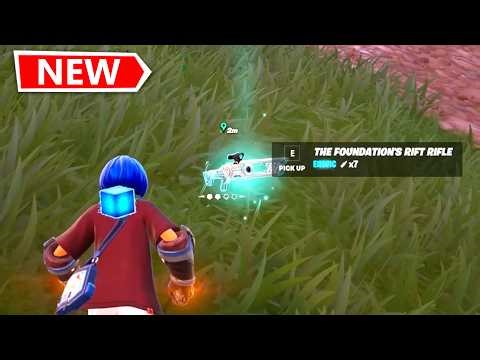 Fortnite New The Foundations Rift Rifle Update | How to get The Foundations Rift Rifle