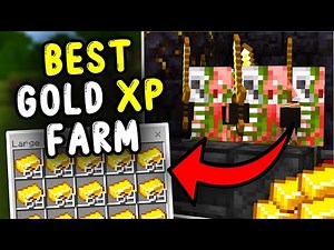NEW BEST Gold XP Farm Minecraft Bedrock 1.21!
