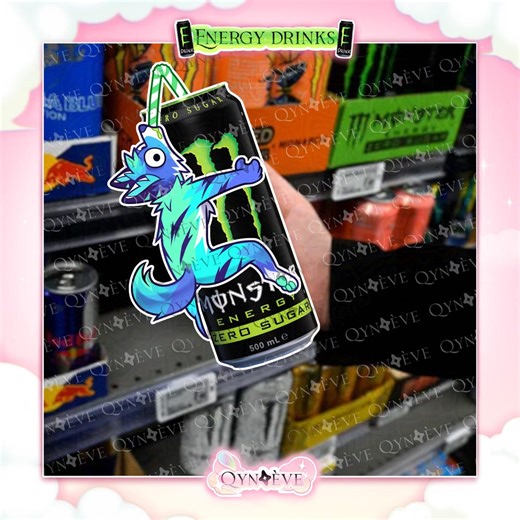 YCH Base 1/5 - Energy Drinks Collection | Furry Art Illustration Anthro P2u Dog Wolf Meme Canine - Etsy