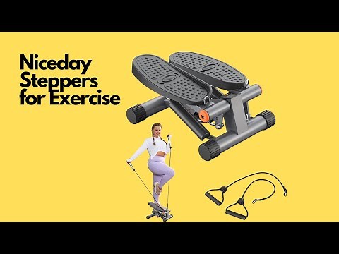 Niceday Steppers for Exercise, Stair Stepper with Resistance Bands