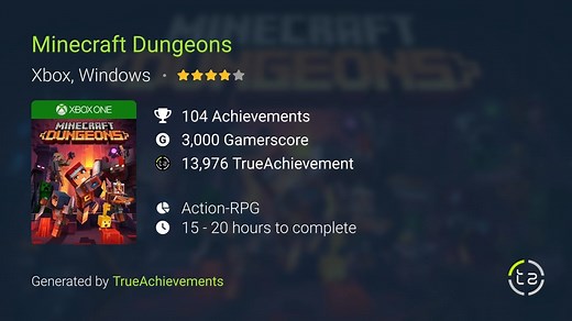 Minecraft Dungeons Achievements