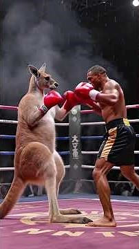 Man vs Kangaroo Boxing Match – Unbelievable Fight!