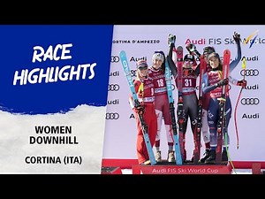 Venier wins crazy race in Cortina as Shiffrin crashes out | Audi FIS Alpine World Cup 23-24
