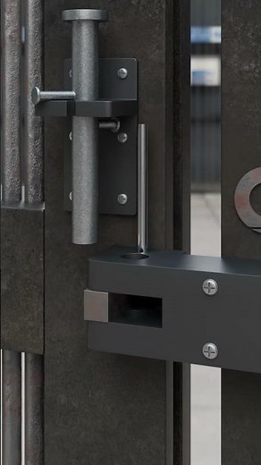 This Simple Lock Has a Secret!🔐 Automatic Gate Latch :design idea