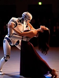 an💃 #advanced #robot and a #graceful woman #dance together in perfect rhythm.
