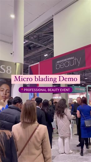 We held a Microblading Demo at the Professional Beauty London Event in Excel!📍Along with @vtct_uk and @itec.world thank you for having us, it was a great experience to share our knowledge with everyone 🌟 #professionalbeauty #london