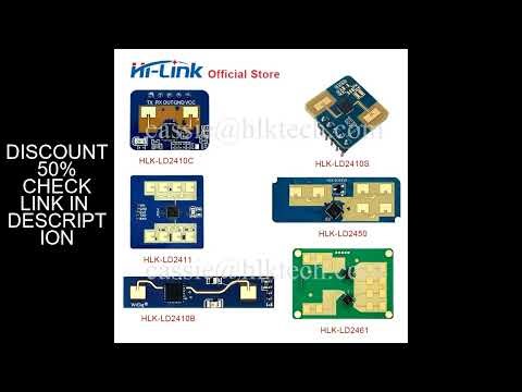 HiLink HLK-LD2410B LD2410C LD2420 LD2450 24Ghz Smart Human Presence Radar Module Multi-level intelli