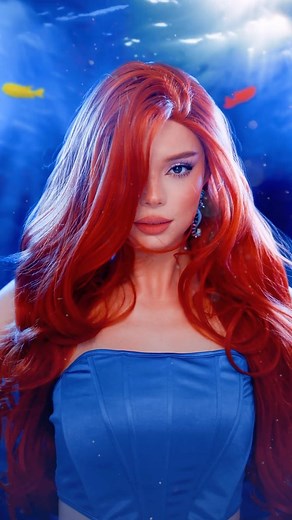 ANASTASILE 💋 on Instagram: "Ariel ❤️ it’s one of my favorite childhood cartoons and now one of my favorite movies @disneylittlemermaid 💖 beautiful @hallebailey 😍 @disneymusic @disney #disney #littlemermaid #thelittlemermaid #ariel"