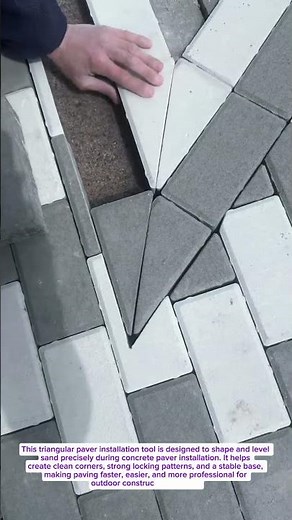 This Simple Triangle Tool Makes Paver Installation Perfect Every Time | Smart Construction Tool