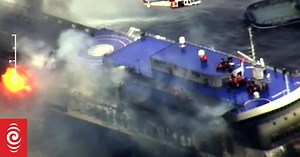 Frantic effort by rescue crews