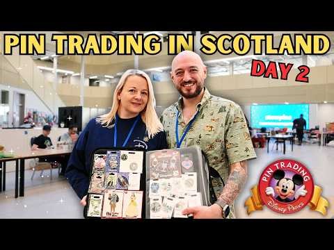 StewPins Scottish Adventure 2026: Day 2 Disney Pin Vlog