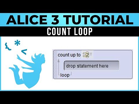 Alice 3 Tutorial - #11 - Count Loop