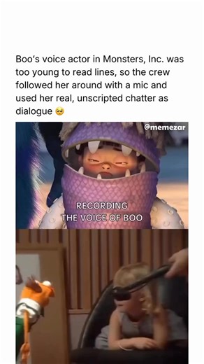 MEMEZAR • MEMES & MEME-CULTURE on Instagram: "That’s honestly really cu- wait how did they record the sounds of her screaming then? Like this content? Follow us for more @memezar ❤️ Boo is the fearless toddler from Pixar’s *Monsters, Inc.* (2001). Her real name is Mary Gibbs (named after her young voice actress), and she accidentally enters the monster world through her closet door, turning Sulley and Mike’s lives upside down. Instead of being scared, she adorably calls Sulley “Kitty” and forms