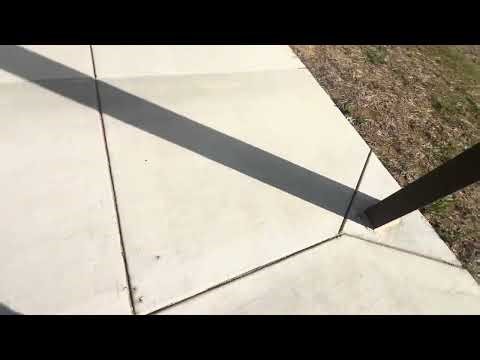 How to pour concrete for sidewalks, expansion & control joints, install metal canopy works