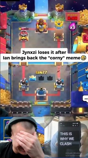 This is why we clash 🥀#jynxzi #clashroyale #funny #rage