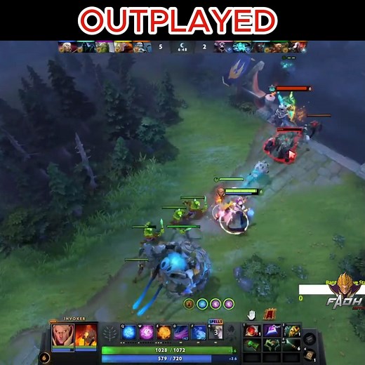 OUTPLAYED INVOKER Fadh Doto #dota2 #dota2highlights #dota2gameplay #dota2clips #Dota2reels | Fadh Doto Gaming Live Stream