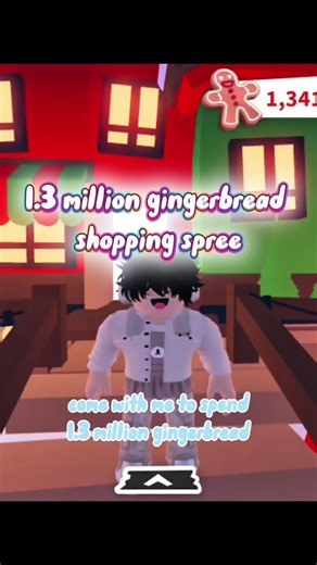 Gingerbread Shopping Spree in Roblox Game
