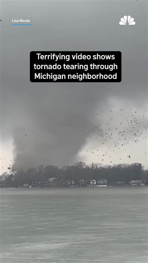 Severe Tornado Strikes Southern Michigan Neighborhood