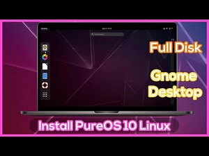 Install PureOS 10 Gnome Linux on PC - Use Entire Disk Step by Step